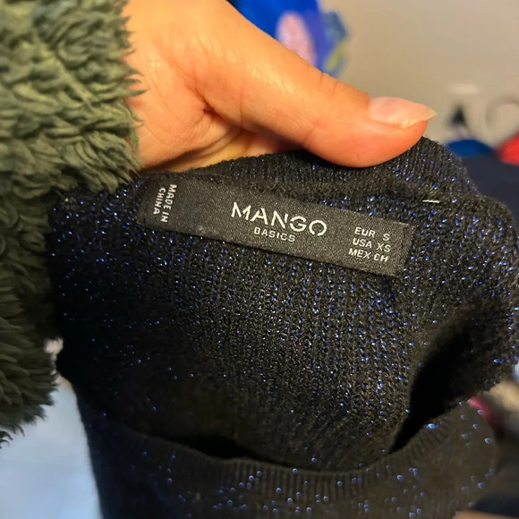 Mango Metallic Knit Halter Top - Picture 4 of 5